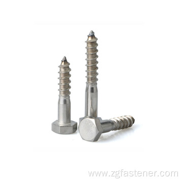 A4-70 stainless steel wood screws DIN571